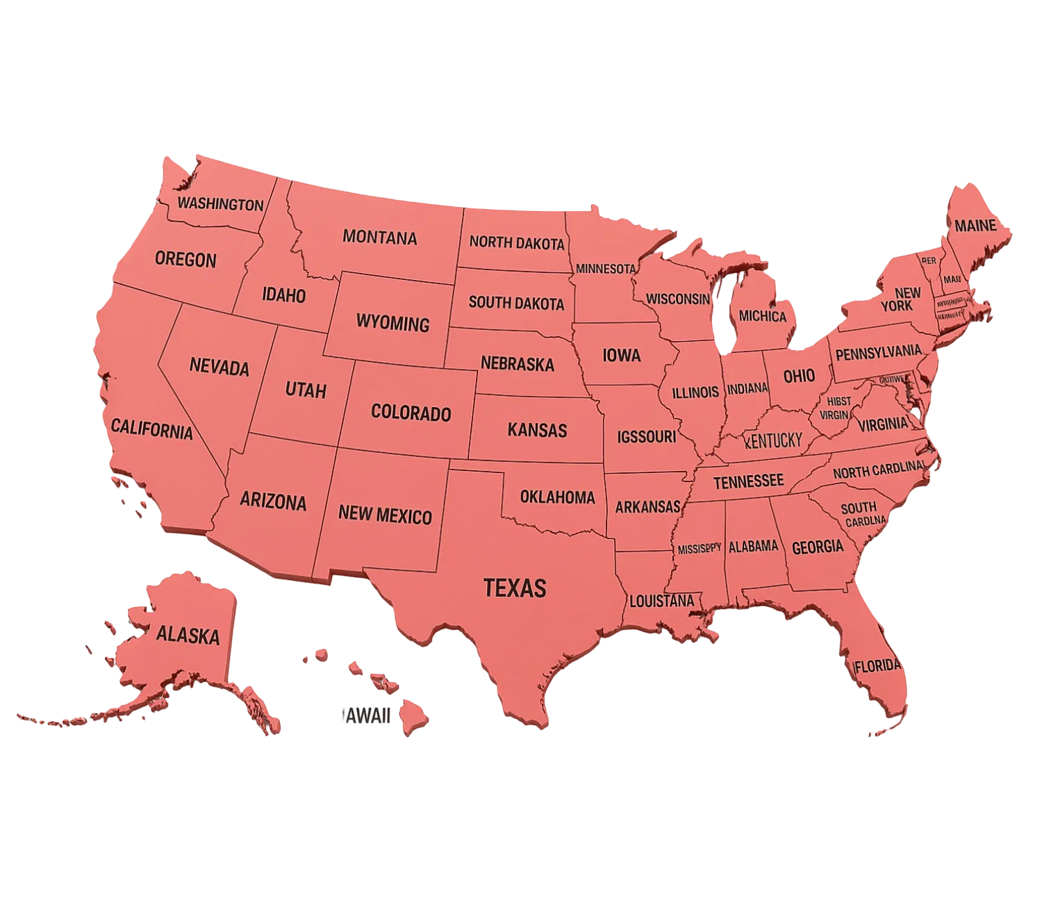 Blank US Map
